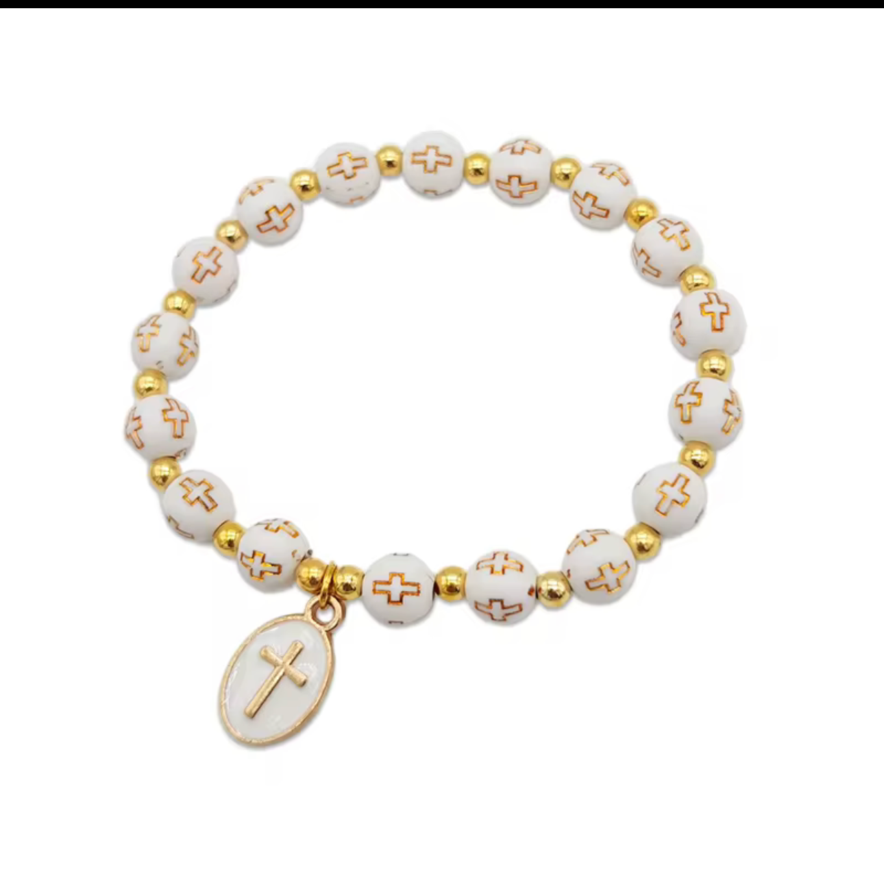 Metal Bead Charm Bracelet