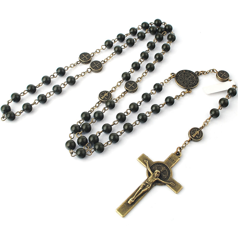 Antique Bronze Rosary