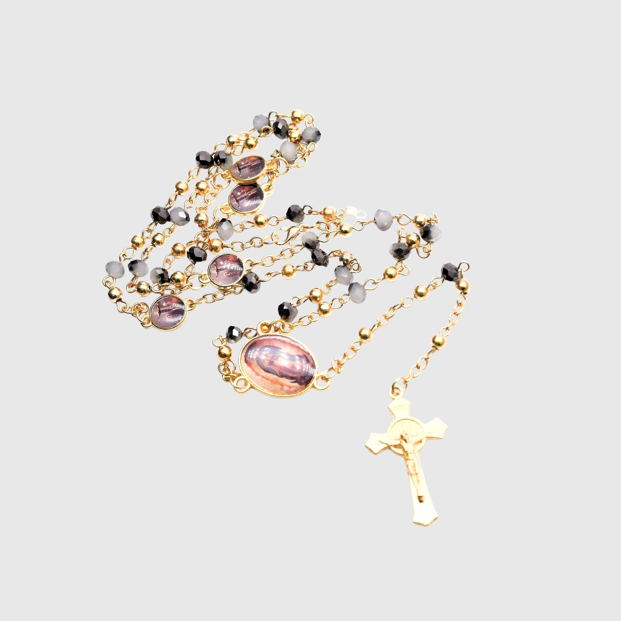 Fire-Refined Gold Rosary